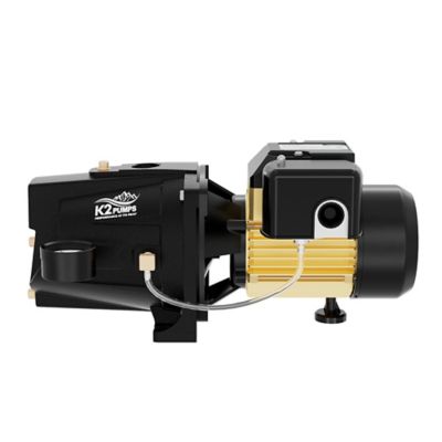 Image showing  3/4 HP 115/230V Electric Cast Iron Shallow Well Jet Pump, 9.2 GPM, Lead-Free