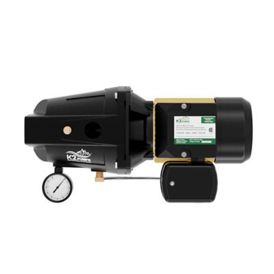 Image showing 5 th K2 Pumps 3/4 HP 115/230V Electric Cast Iron Shallow Well Jet Pump, 9.2 GPM, Lead-Free