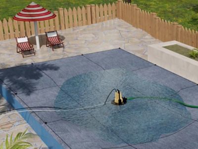 Image showing  1/4 HP 115V Electric Pool Cover Utility Pump, 30 GPM