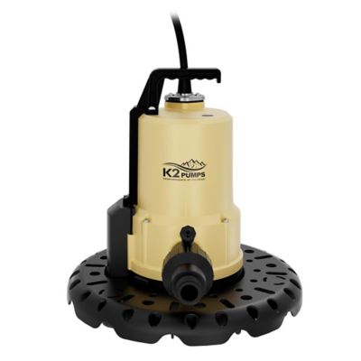 Image showing  1/4 HP 115V Electric Pool Cover Utility Pump, 30 GPM