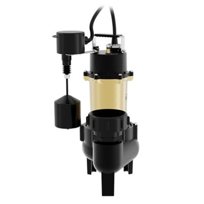 Image showing 6 th K2 Pumps 1/2 HP 115V Electric Cast Iron Sewage Pump with Piggyback Vertical Switch, 108 GPM