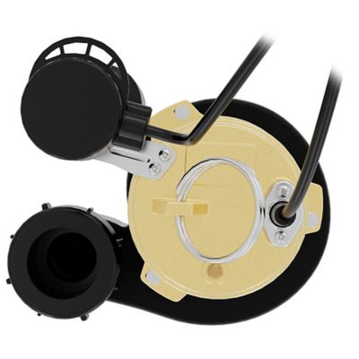 Image showing 5 th K2 Pumps 1/2 HP Cast Iron Sewage Pump with Piggyback Vertical Switch, SWW05001VPK