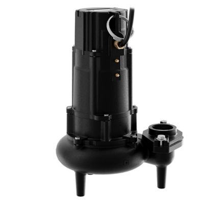 Image showing  1 HP 230V Electric Contractor Series Cast Iron Sewage Pump, 183 GPM