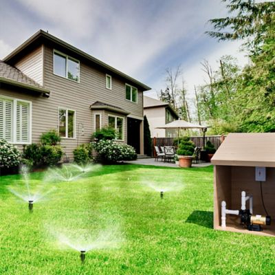 Image showing  1-1/2 HP 115/230V Electric Thermoplastic Sprinkler Pump, 47 GPM, Dual Voltage