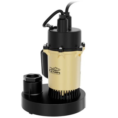 Image showing  1/3 HP Cast Aluminum Sump Pump with Direct-In Tethered Switch, SPA03301TDK