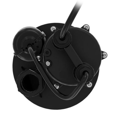 Image showing 5 th K2 Pumps 1/2 HP 115V Electric Cast Aluminum Sump Pump with Direct-In Tethered Switch, 68 GPM