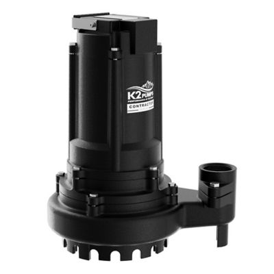 Image showing  1/2 HP Contractor Series Cast Iron Sump Pump, Piggyback Tethered Switch, SPI05008TPK