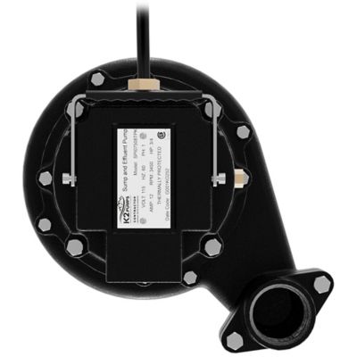 Image showing 5 th K2 Pumps 3/4 HP 115V Electric Contractor Series Cast Iron Sump Pump, 65 GPM, Piggyback Tethered Switch