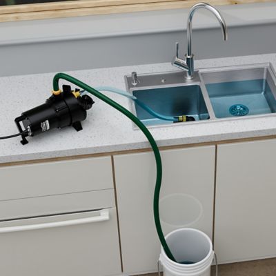 Image showing  1/4 HP 115V Thermoplastic Harsh Duty 2-in-1 Utility Pump, Contractor Series