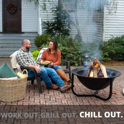 Image showing  Large Firepit with Tripod Stand-Bundle