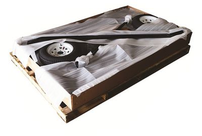 Image showing 5 th DK2 4 x 6ft. 3-in-1 Open Sided Galvanized Heavy Chore Utility Trailer, 1,295 lb. Capacity, DOT Rated Tires