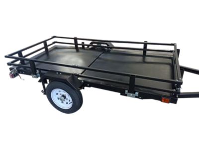 Image showing  4 ft. x 8 ft. Open Sided Rail Kit for Folding Trailer-MFT4X8