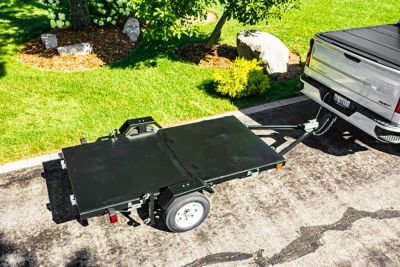 Image showing 7 th DK2 4 ft. x 8 ft. Open Sided Rail Kit for Folding Trailer-MFT4X8