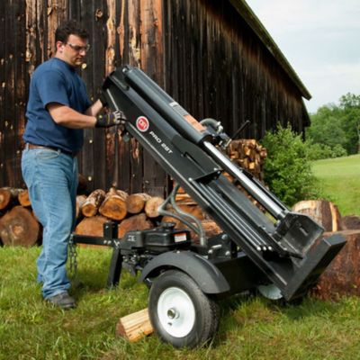 Image showing 5 th DR Power Equipment Horizontal-Vertical Pro 28T Manual Start 6.6 Hp Log Splitter, WH35028DMN