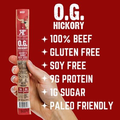 Image showing  O.G. Hickory Savory & Smoky 100% Beef Stick, 1 oz.
