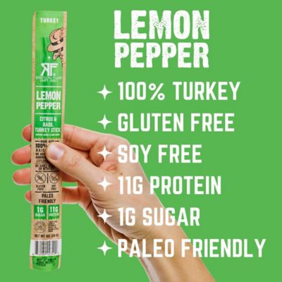 Image showing  Lemon Basil Pepper 100% Turkey Stick, 1 oz