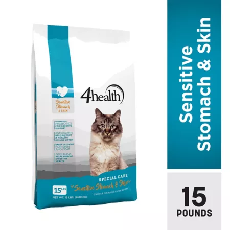 4health All Life Stages Sensitive Stomach and Skin Chicken Recipe Dry Cat Food Dry Cat Food