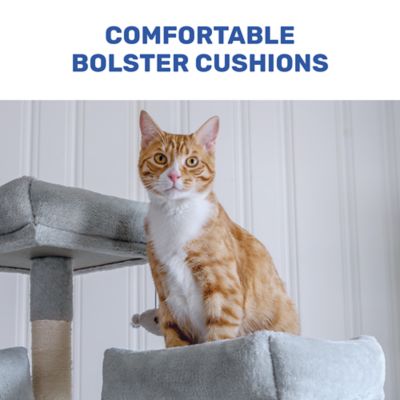 Image showing 5 th Paws & Claws 6 ft. Three Tower Climbing Cat Tower