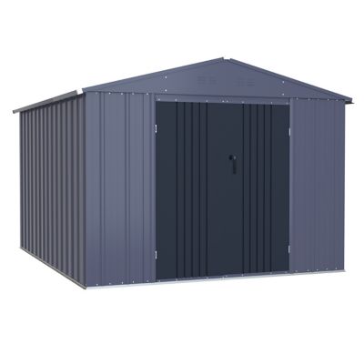 Image showing  8 ft. x 12 ft. Outdoor Storage Shed with Lockable Door and Vents