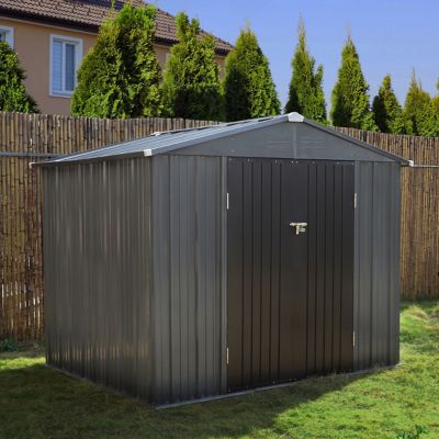 Veikous 10 ft. x 12 ft. Outdoor Storage Shed with Lockable Door and Vents