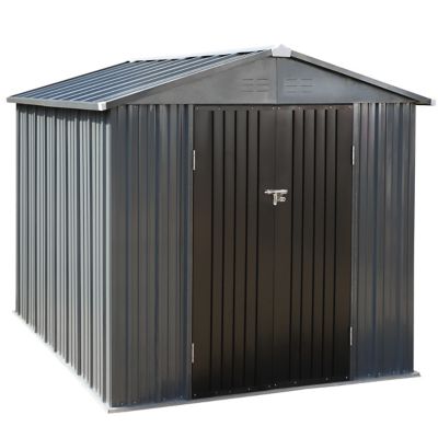 Image showing  10 ft. x 12 ft. Outdoor Storage Shed with Lockable Door and Vents