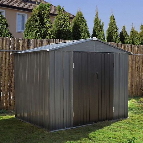 Veikous Outdoor Storage Shed with Lockable Door and Vents, 10 ft. x 10 ft.