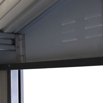 Image showing 7 th Veikous 10 x 10ft. Metal Outdoor Storage Shed with Lockable Door and Vents