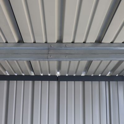 Image showing 9 th Veikous 10 x 10ft. Metal Outdoor Storage Shed with Lockable Door and Vents