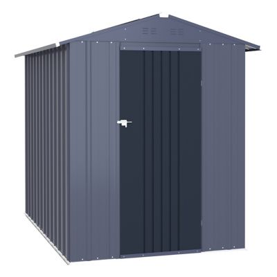Image showing  Outdoor Storage Shed with Lockable Door and Vents, 4 ft. x 6 ft.