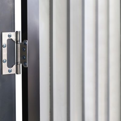 Image showing 6 th Veikous Outdoor Storage Shed with Lockable Door and Vents, 4 x 6ft.