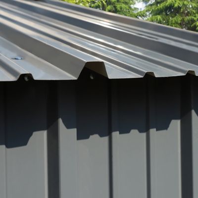 Image showing 7 th Veikous Outdoor Storage Shed with Lockable Door and Vents, 4 x 6ft.