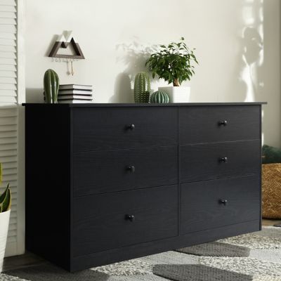 Veikous 6-Drawer Dresser Chest of Drawers Long Storage Dresser with 2-Oversized Drawers, 56 in. W x 29 in. H x 15.8 in. L at Tractor Supply Co.
