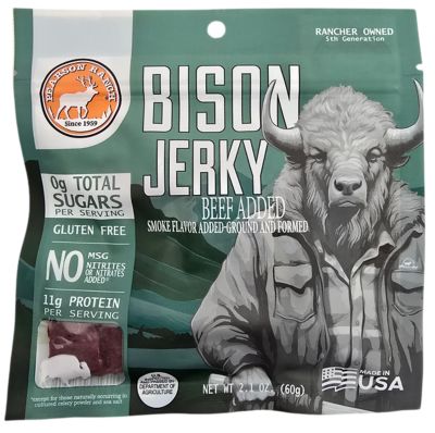 Pearson Ranch Jerky Buffalo All-Natural, BJ2-C