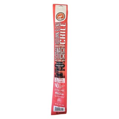 Pearson Ranch Jerky Autumn Blend Red/Green Chile All-Natural Snack Stick, BFRC1-CAD