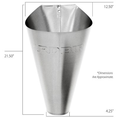 Image showing  Poultry Galvanized Restraining Cone, Large