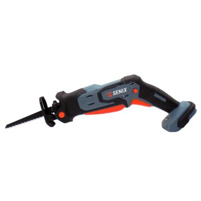 Senix 20 Volt Max* 1/2-Inch Compact Reciprocating Saw Tool Set, Variable Speed, 2800 SPM Max (Tool Only) PSRX2-M1-0