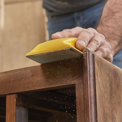 Image showing 6 th Gator 3.66 in. x 9 in. 80 Grit Medium Gator Zip Speed-Sheets Sanding Paper, 5-Pack