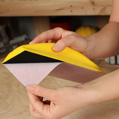 Image showing 5 th Gator 3.66 in. x 9 in. 120 Grit Fine Gator Zip Speed-Sheets Sanding Paper, 5-Pack