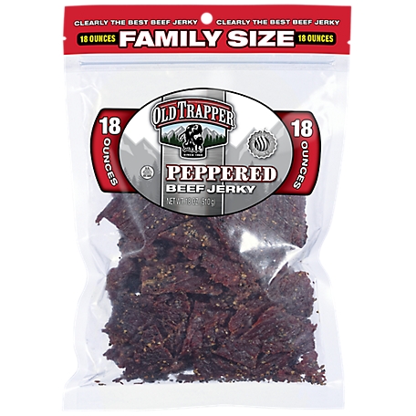 Old Trapper Family Size Peppered Jerky, 28221T