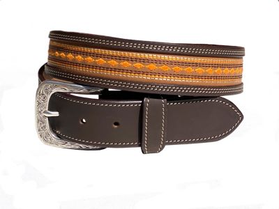 Men Two Tone Belt