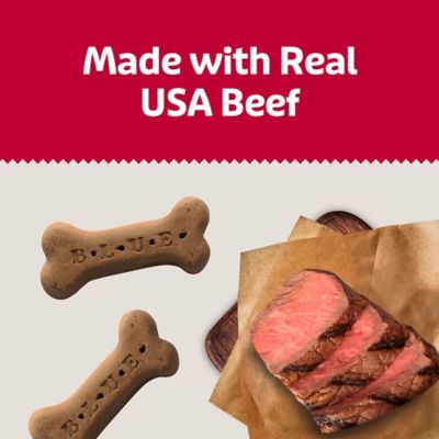 Image showing  Bones Beef Recipe Medium Biscuits Dog Treats, 16 oz.