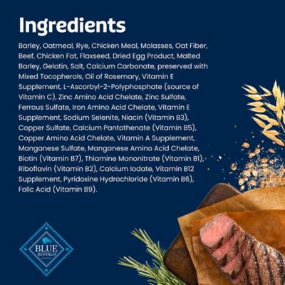 Image showing  Bones Beef Recipe Medium Biscuits Dog Treats, 16 oz.