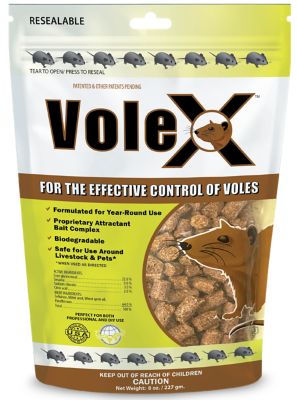 VoleX 8 oz. Non-Toxic Vole Killer Pellets, Effective Against All Species of Voles