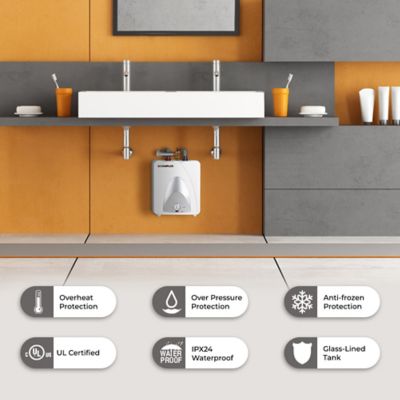 Image showing 6 th Camplux 1.3 GPM Mink Tank Electric Water Heater with Cord Plug, 120V