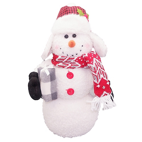 Red Shed 13 in. Standing Snowman Fair Isle, 23F03116RS
