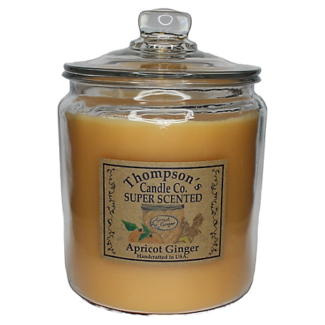 Thompson's Candle Co. 60 oz. 3 Wick Heritage Jar Candle - Apricot Ginger