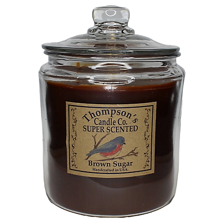 Thompson's Candle Co. 60 oz. 3 Wick Heritage Jar Candle - Brown Sugar