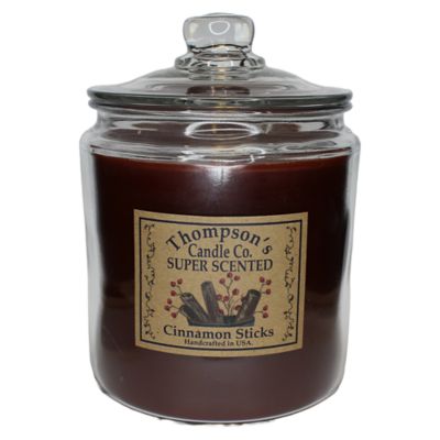 Thompson's Candle Co. Cinnamon Sticks Scented 3-Wick Heritage Jar Candle, 60 oz.