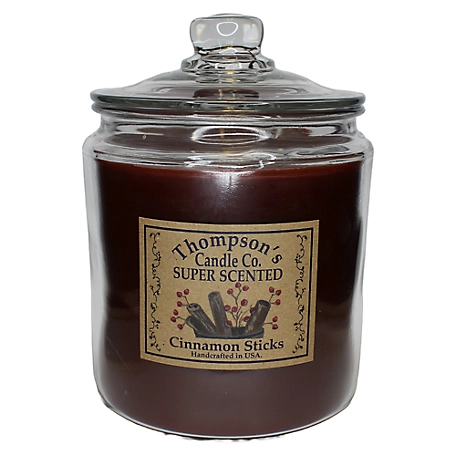 Thompson's Candle Co. 60 oz. 3 Wick Heritage Jar Candle - Cinnamon Sticks