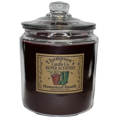 Thompson's Candle Co. Homestead Hearth Scented 3-Wick Heritage Jar Candle, 60 oz.